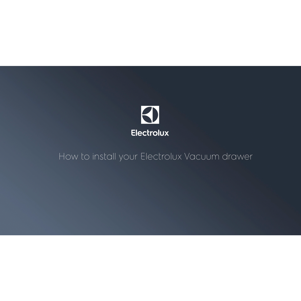 Electrolux - Integroitavat vakuumikoneet - KBV14T