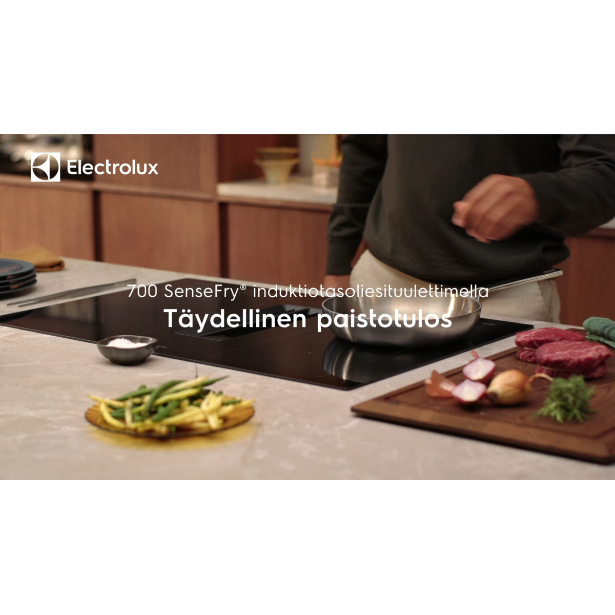 Electrolux - Induktiotaso liesituulettimella - EHH80KB9FC