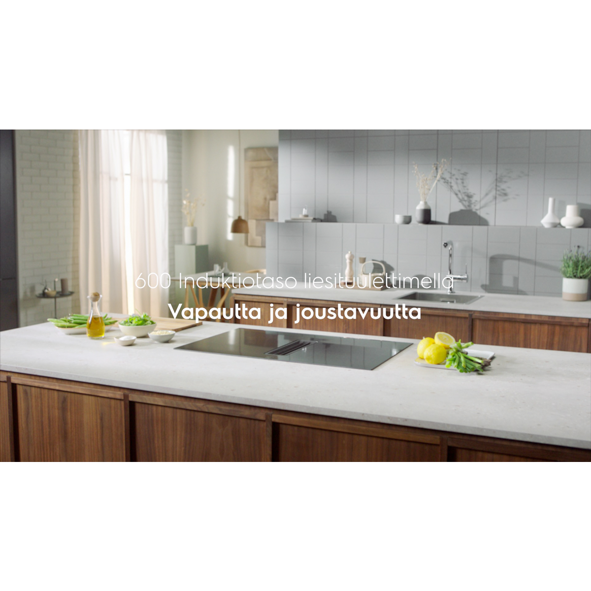 Electrolux - Induktiotaso liesituulettimella - EHH70KB6S