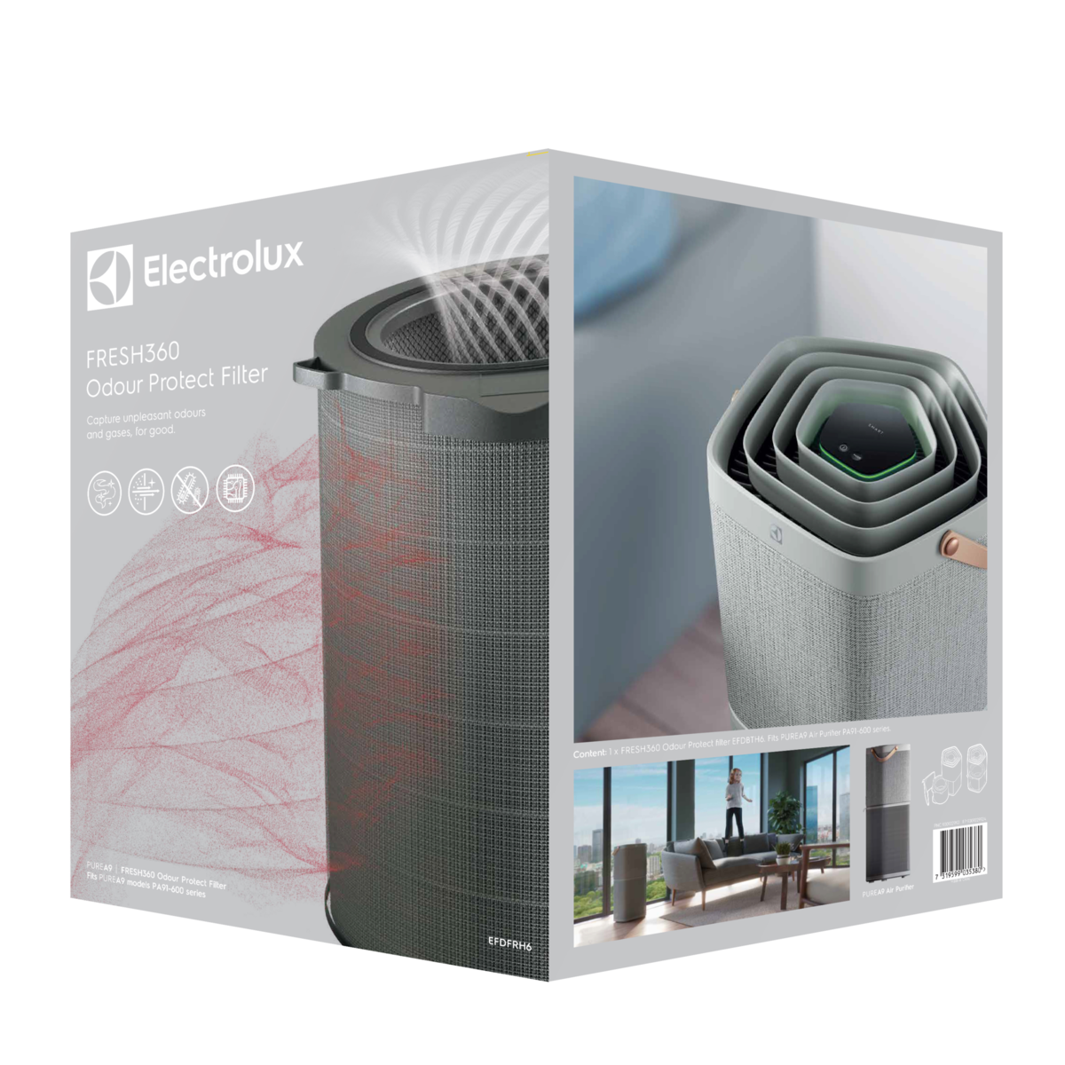 Electrolux - Ilmanpuhdistimen suodatin - EFDFRH6