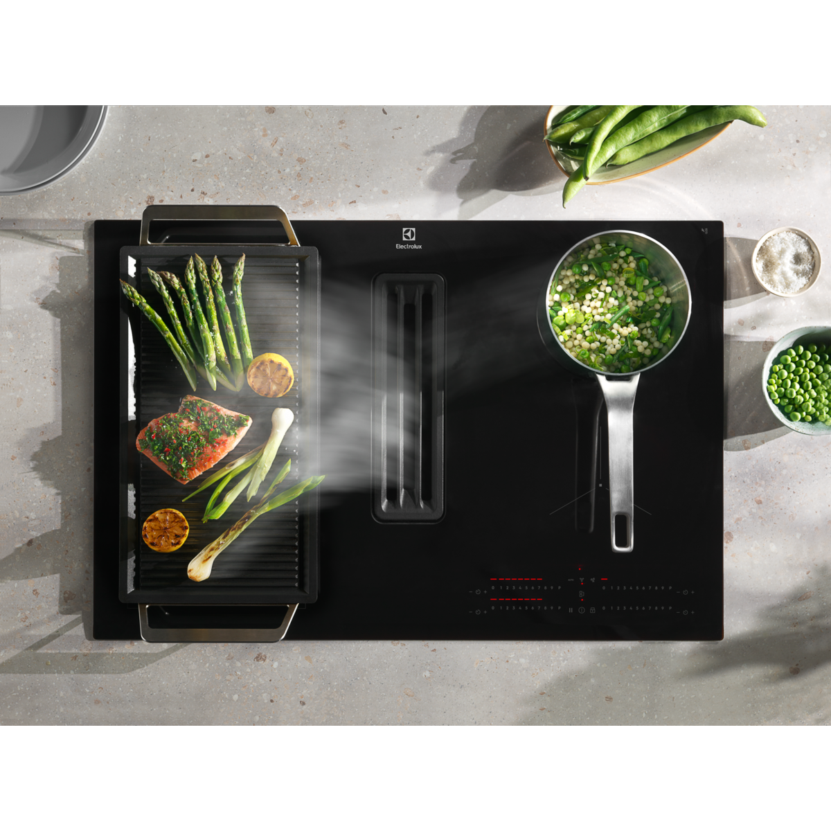 Electrolux - Induktiotaso liesituulettimella - HHOB865S