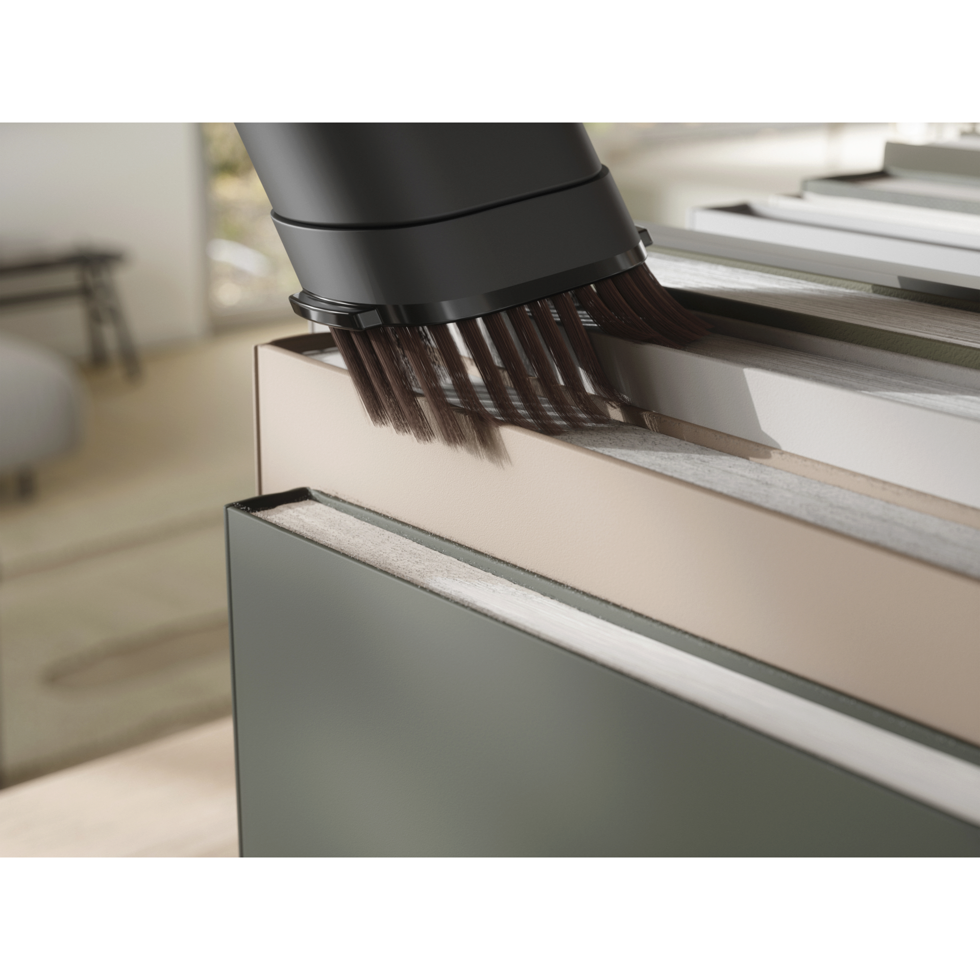 Soft bristles lift dust from everyday surfaces with ease