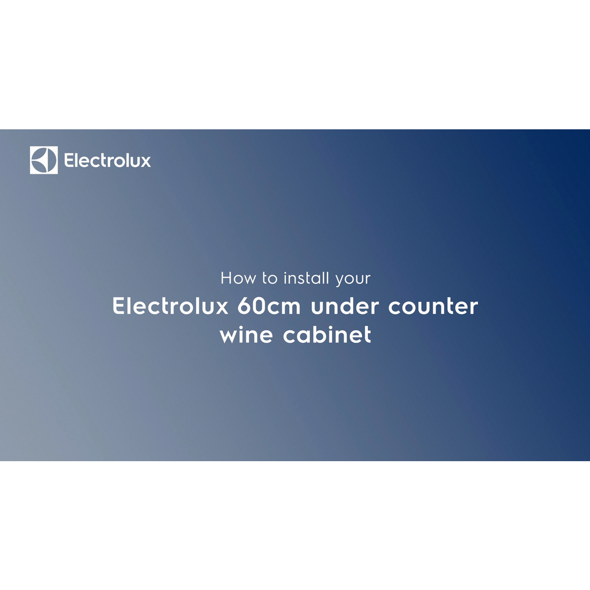 Electrolux - Wine Appliances - EWUD140B8B
