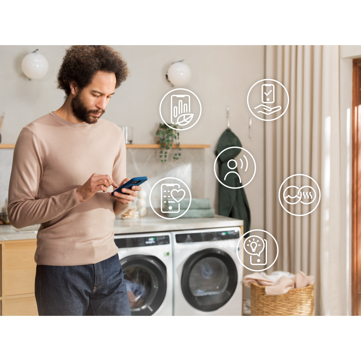 Electrolux - Edestä täytettävä pesukone - EFI853XY6U