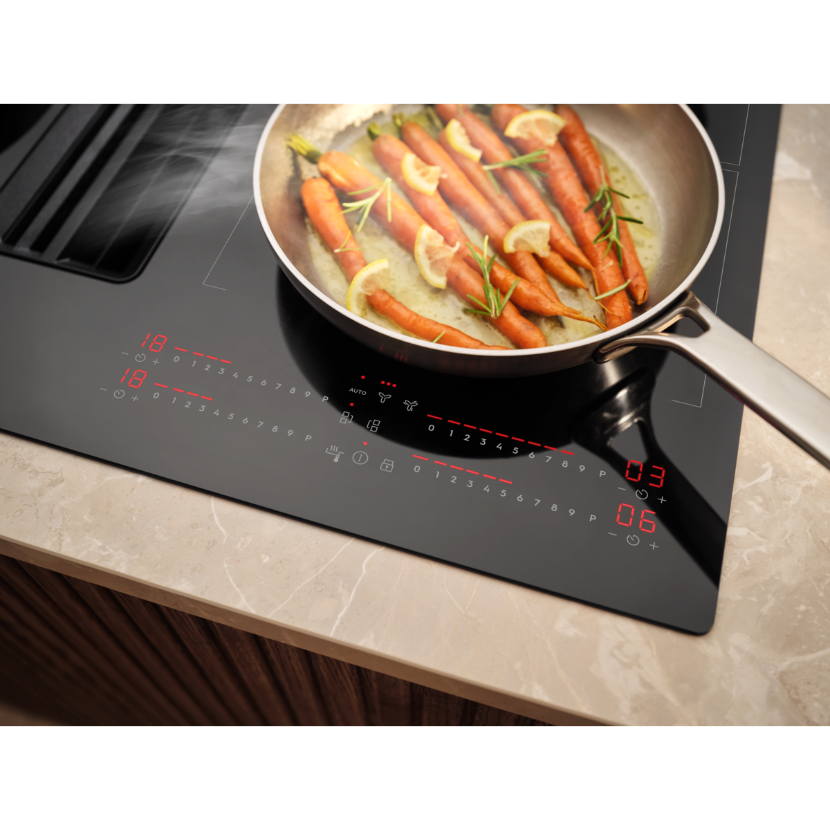 Electrolux - Induktiotaso liesituulettimella - HHOB860FMC
