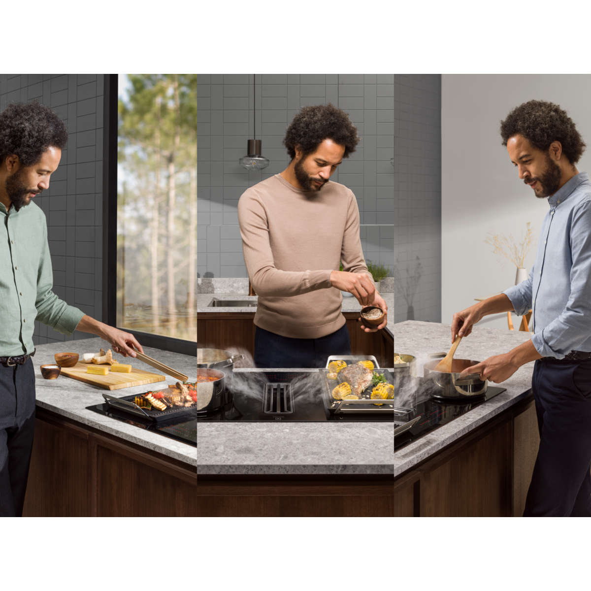 Electrolux - Induktiotaso liesituulettimella - EHH80KB7SC