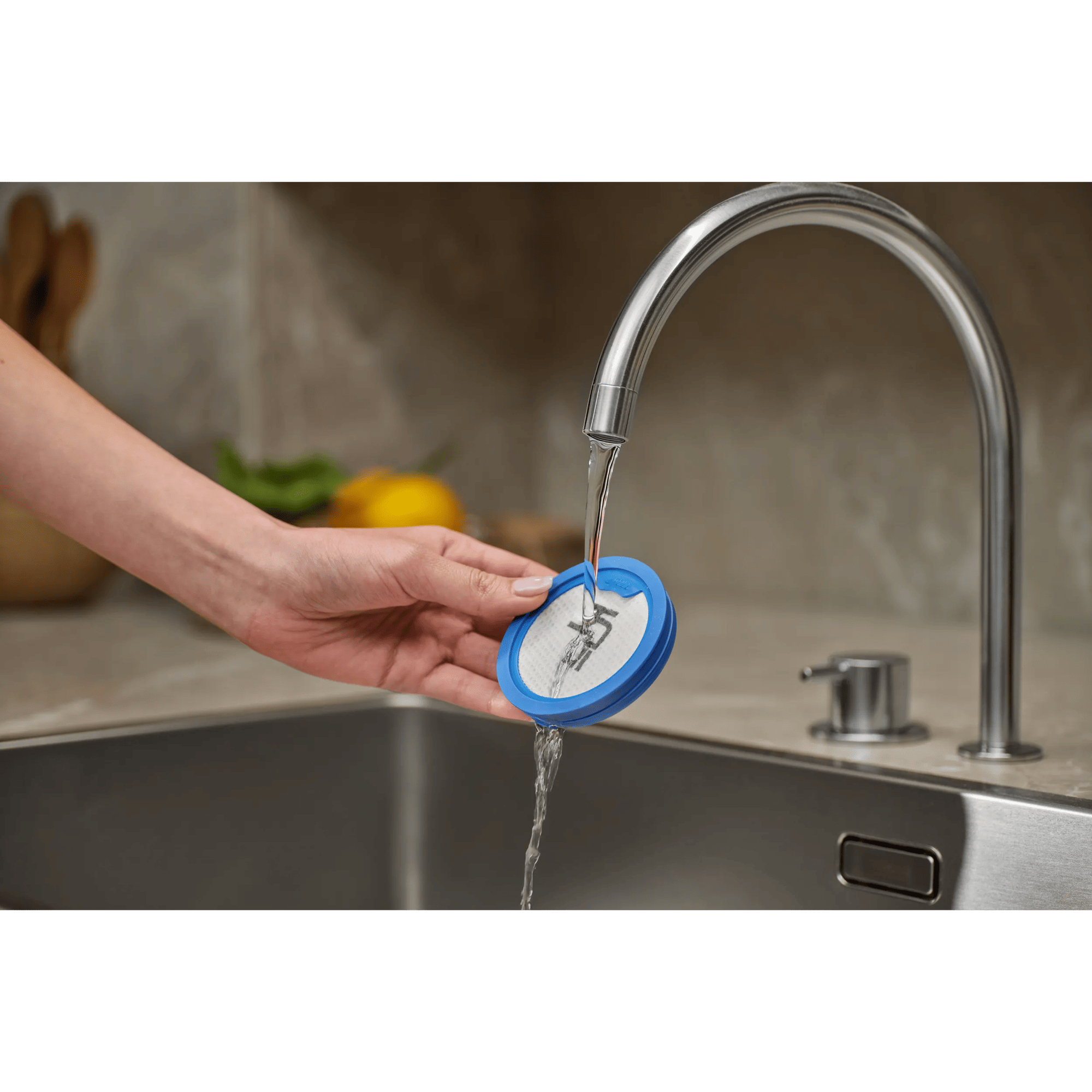filter kit with washable, reusable filters for sustainable use, rinse, wash, dry, and reuse to maintain performance.