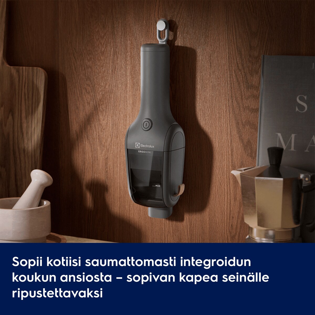 Sopii kotiisi saumattomasti integroidun koukun ansiosta – sopivan kapea seinälle ripustettavaksi