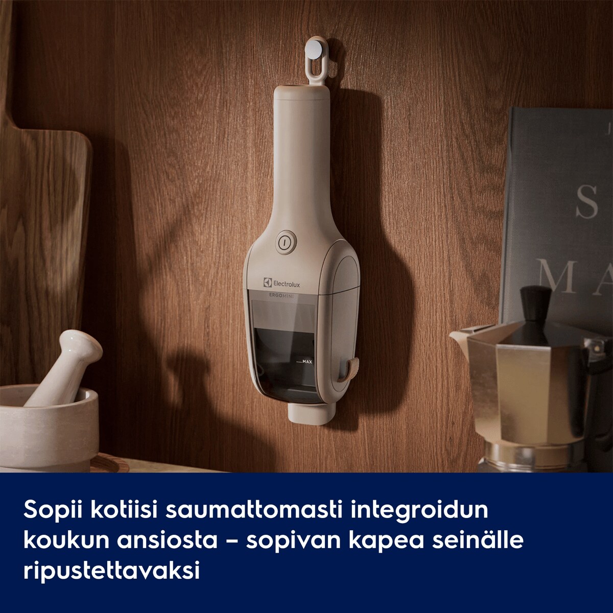 Sopii kotiisi saumattomasti integroidun koukun ansiosta – sopivan kapea seinälle ripustettavaksi