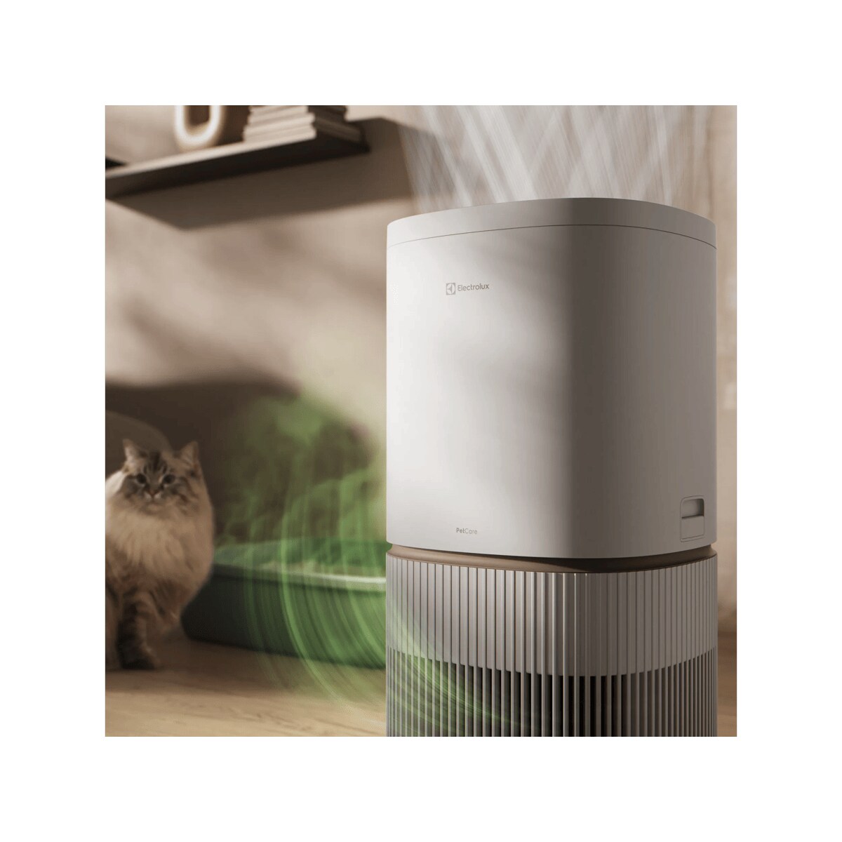 Activated carbon filter removes up to 99%¹ of pet odours