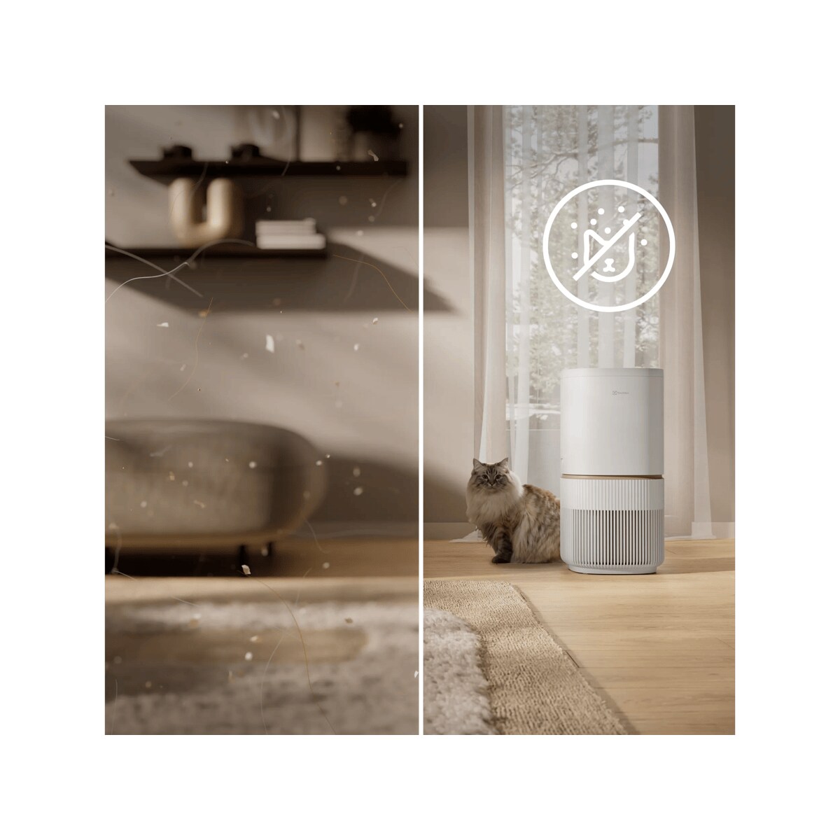 Captures and removes up to 99%¹ of pet dander and allergens.