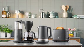 Kahvinkeitin, vedenkeitin, leivänpaahdin