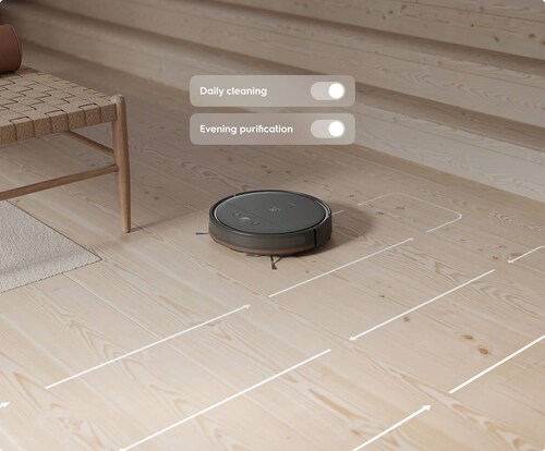 Robottiimuri lattialla