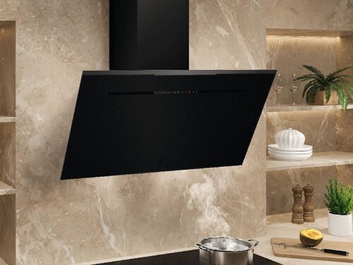 Cooker hood matt black
