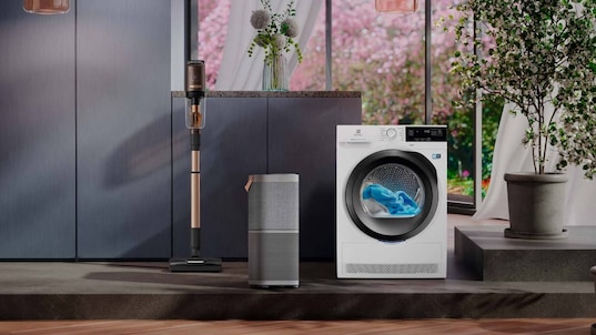 Electrolux tvättmaskin och skaftdammsugare