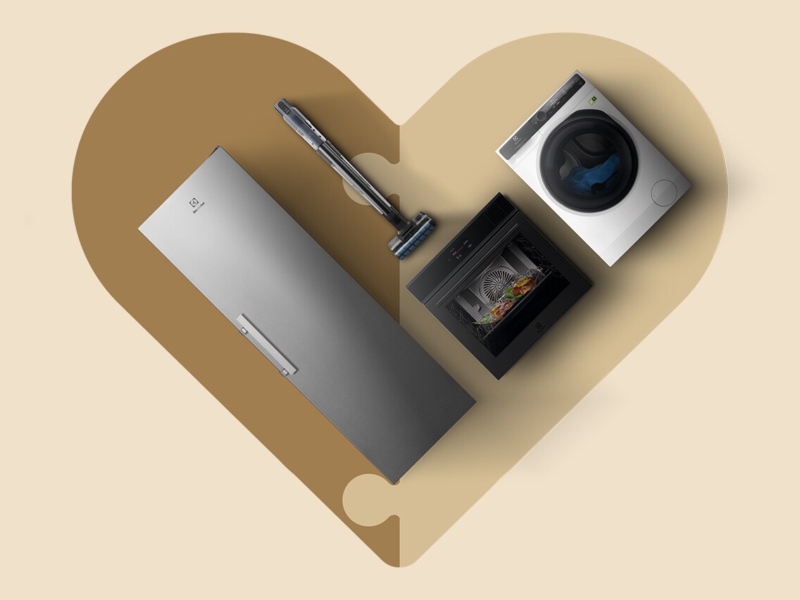 Kylskåp, tvättmaskin och diskmaskin från Electrolux