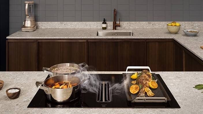 Induktiotaso liesituulettimella