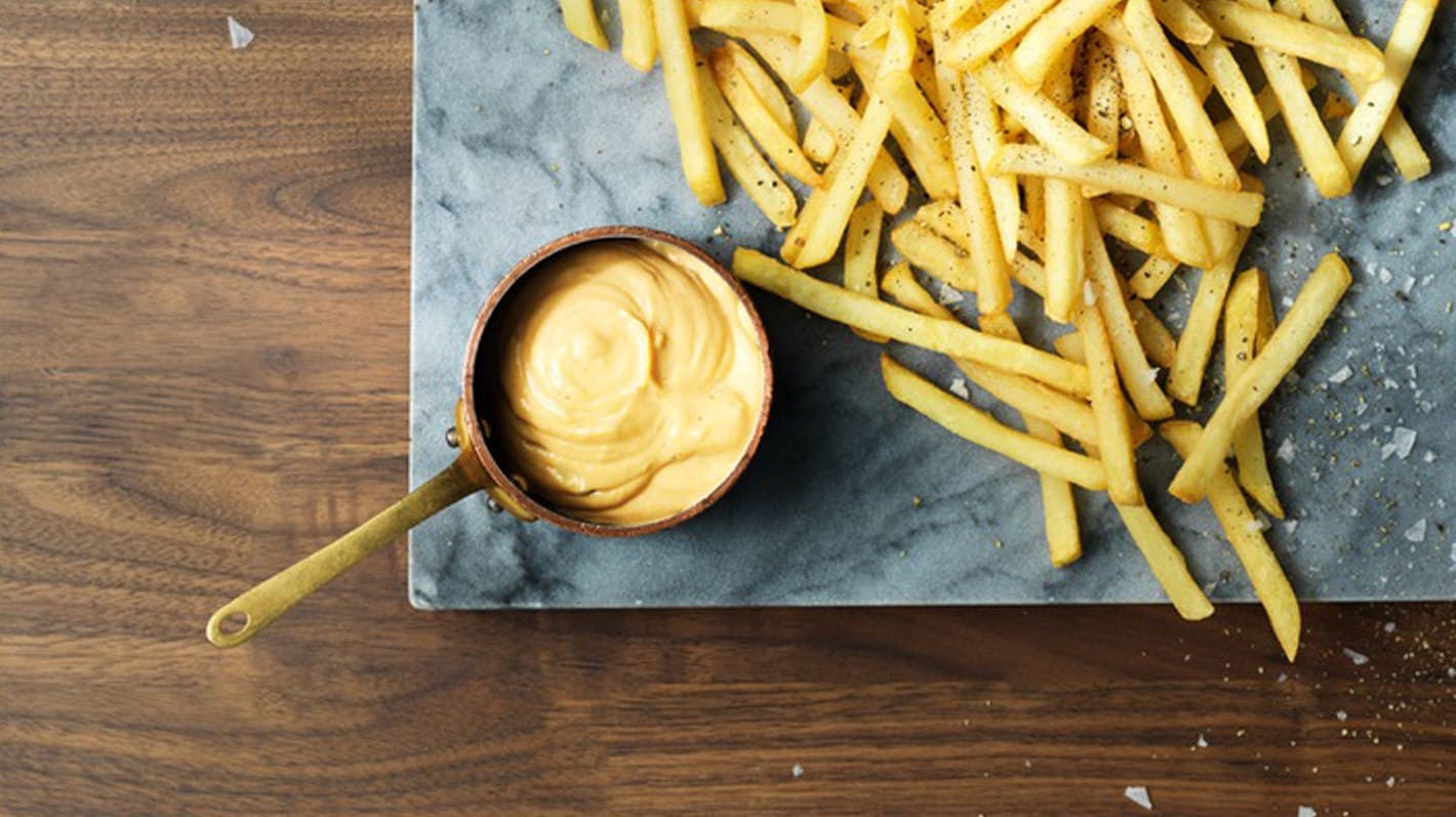 Pommes med hemmagjord aioli