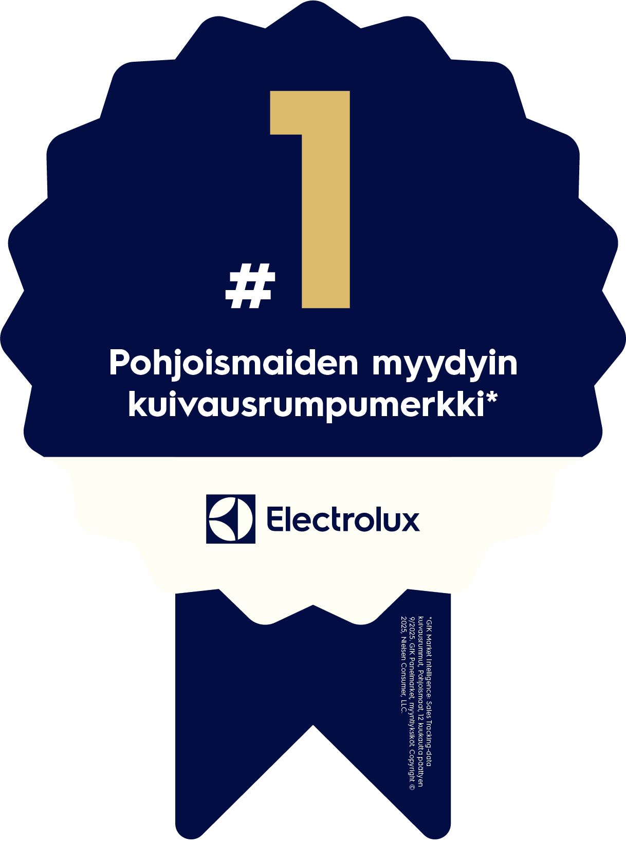 Electrolux on Pohjoismaiden myydyin tuotemerkki